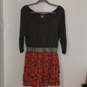 Scoopneck free people mini dress